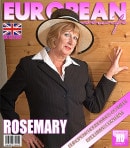 Rosemary in Mature Lady Fucks Herself With A Big Dildo video from MATURE.NL