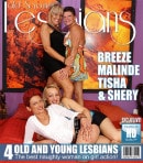 Breeze & Malinde & Shery & Tisha in Three Horny Older Ladies Having Lesbian Sex With One Teen video from MATURE.NL