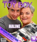 Haline & Roberto in Grandma Gets Fucked Doggystyle By A Toyboy video from MATURE.NL