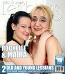 Maira B & Rochelle in Old And Young Lesbian Playing With Eachother video from MATURE.NL