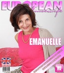 Emanuelle in Sexy French Lady Shows Off Hot Body And Hairy Pussy And Masturbates video from MATURE.NL