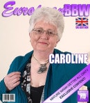 Caroline V in Grandma With Huge Tits Puts Two Dildo's In Her Pussy video from MATURE.NL