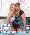 Kirsi & Nikky Dream in Blonde Grandma Loves To Lick Young Pussy video from MATURE.NL
