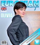 Short Dark Haired British Mature Woman Olivia Loves To Masturbate!