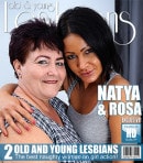 Nia Black & Rosa M in Sexy Young And Old Lesbian Licking Eachother video from MATURE.NL