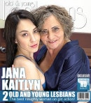 Jana W & Sandra Luberc in Beautiful Lesbian Babe And Hairy Lesbian Granny Go Down On Each Other And Lick Each Other's Assholes