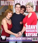 Danny & Kaysha & Margareta in Three Mature Ladies Gets Fucked By A Skinny Toyboy! video from MATURE.NL