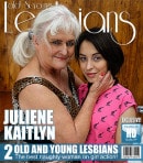 Juliene & Sandra Luberc in Hairy Granny And Teen Babe Have Hot Lesbian Sex And Do Down On Each Other In Bathroom video