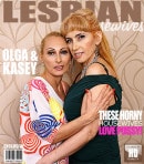 Kasey & Olga C in Horny Lesbian MILF Couple Eat Each Other's Shaved Pussies And Assholes video from MATURE.NL