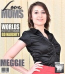 Fuzzy Wuzzy Meggie Shows Her Pink Pussy!