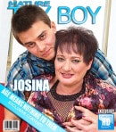 Jan Faust & Josina in Mature Mama In Fishnet Stockings Fucks Toy Boy Hard video from MATURE.NL