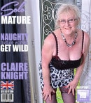 British Claire Knight Is A Horny Granny Who Loves To Dildo Fuck Her Mature Pussy