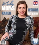 Sexy British Amateur Mom Karen Wood Gives Striptease And Plays With Her Tight Shaved Pussy