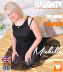 Michelle in Mature Lady Showing Her Black Underwear And Her Pussy. video from MATURE.NL