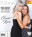 Gloria Mami & Xenia in Spanish Lesbian Housewife And Kinky Teen Babe Lick Each Other's Pussy And Asses video from MATURE.NL