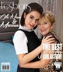 Horny Lesbian Grandma Licks Ole Nina's Very Hairy Pussy