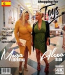 Alexa Blun & Musa Libertina in Sexy Big Tits Mature Lesbians In The Shopping Mall. video from MATURE.NL