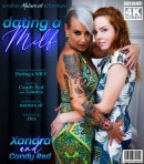 Candy Red & Xandra in Horny Redhead Teen Goes Down On A Kinky MILF And Licks Her Trimmed Mature Pussy video from MATURE.NL