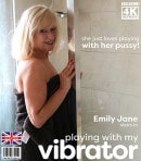 Emily Jane in Classy Mature Granny Loves Playing With Her Vibrator video from MATURE.NL