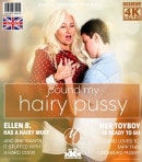 Hairy Mature Ellen B. Loves Fucking, Anal Sex And Toy Boys