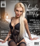 Hot Blonde Milf Alicia Loves For You To Wake Her Up In The Morning video from MATURE.NL