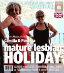 Camilla Creampie & Pandora in It's A Mature Lesbian Holiday Under The Blazing Sun video from MATURE.NL