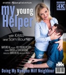 Krista E & Sam Bourne in Helping Out His MILF Neighbor Is Something He Loves To Do video from MATURE.NL