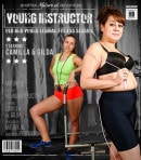 Camilla & Gilda in An Old And Young Lesbian Fitness Session Becomes Wet video from MATURE.NL