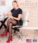 Perfect! Hot Blonde MILF Kaylynn Keys Masturbating At Home video from MATURE.NL