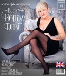 Mature Ellie's Holiday Debut