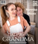 Maya & Noretta in 70 Year Old Grandma  Sexdating A Hot Hairy Teeny Lesbian Babe video from MATURE.NL