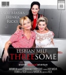 Irenka & Lady Masha & Ricky in A Very Wild Lesbian MILF Threesome Gets Wet And Steamy video from MATURE.NL