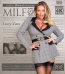 Frisky MILF Lucy Zara Loves To Play With Her Wet Shaved Pussy