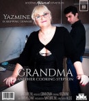Cooking Toyboy Gets Seduced By Curvy Big Butt Grandma Yazmine video from MATURE.NL