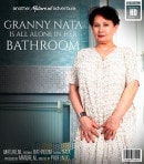 Modern Grandma Nata Loves To Play With Her Dildo And Her Pussy In The Bathroom video from MATURE.NL