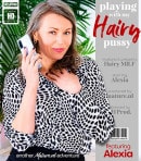 When MILF Alexia Is Home Alone She Loves Playing With Her Hairy Pussy