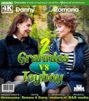 Running Toyboy Has The Best Threesome With Horny Grannies Danny And Romana video from MATURE.NL