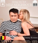 Emmy Kristen Is A Blonde MILF Who Loves To Fuck And Suck Her Neighbour's Hard Cock video from MATURE.NL