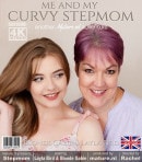 Naughty Teeny Blonde Gabie Gets Licked By Her Curvy Stepmom Lady Bird In Her Own Bed video from MATURE.NL