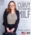 Big Breasted Curvy MILF Denise Lafleur Loves To Play With Her Shaved Pussy