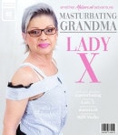 Small Breasted Granny Lady X Loves To Play With Her Wet Shaved Pussy When She's Alone video from MATURE.NL