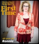 Masturbating Czech Teacher Ronnie Plays With Her Big Pussylips For The First Time On Camera video from MATURE.NL