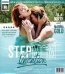 Stepdaughter Marina Gold Eating Her Stepmom Julia North's Wet Pussy On Vacation Under The Sun