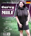 Curvy Big Breasted Pierced MILF Ela Shows All During Our Naughty Interview With Us