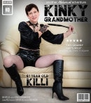 Killi Is A 61 Year Old Kinky Granny That Loves To Get Her Pussy Wet When Being Alone On The Sofa