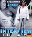 Jennie Is A Single Whit MILF That Loves To Give A Very Naughty Masturbating Interview video from MATURE.NL