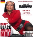 Ramona D in Ramona Is A 41 Year Old Black Curvy MILF That Put On Quite A Show During Our Amateur Interview from MATURE.NL