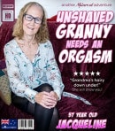 Masturbating 57 Year Old Australian Grandma Jacqueline Needs A Climax For Her Hairy Wet Pussy! video from MATURE.NL