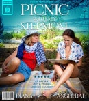 Stepdaughter Angel Rai Has Pussy For Lunch During Her Picnic With Her Horny Stepmom Diana