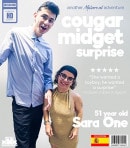 Sara One Is A Mature Midget Who Fucks The Lobby Toyboy As A Surprise Arranged By Her Friend Yelena video from MATURE.NL